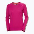 Dámska termoaktívna mikina Helly Hansen Lifa Active Stripe Crew magenta 2.0 4