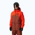 Pánska lyžiarska bunda Helly Hansen Straightline Lifaloft 2.0 iron oxide