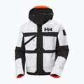 Pánska lyžiarska bunda Helly Hansen Ullr D Heritage Short grey fog snow camo aop 12