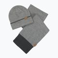 Set čiapky+šál Musto Tipped Beanie & Scarf Gift Set grey/ melange