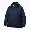 Dámska jachtárkska bunda Helly Hansen Crew Hooded Midlayer Plus 2.0 navy 9