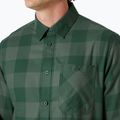 Pánske tričko Helly Hansen Aker Flannel LS jungle green buffalo plaid 3