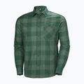 Pánske tričko Helly Hansen Aker Flannel LS jungle green buffalo plaid 5