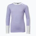 Detská súprava termoprádla Helly Hansen JR Lifa Merino Midweight bright lavender 6
