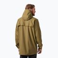 Pánska bunda do dažďa Helly Hansen Moss Rain Coat sepia 2