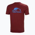 Pánske tričko Helly Hansen Nord Graphic mars red 5