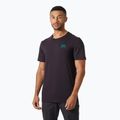 Pánske tričko Helly Hansen Nord Graphic black grape