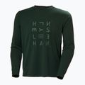 Pánske tričko longsleeve Helly Hansen Skog Graphic dark jungle 5
