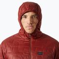 Pánska hybridná bunda Helly Hansen Lifaloft Hooded Insulator mars red 3