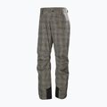 Pánske lyžiarske nohavice Helly Hansen Legendary Insulated pebble broxburn plaid aop