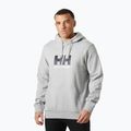 Pánska mikina Helly Hansen HH Logo Hoodie grey/melange
