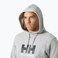 Pánska mikina Helly Hansen HH Logo Hoodie grey/melange 3