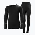 Detská súprava termoprádla Helly Hansen JR Lifa Merino Midweight black