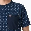 Pánske tričko Helly Hansen Hudson navy aop 3