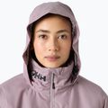 Dámska jachtárska bunda Helly Hansen Crew Hooded Pile purple clay 3