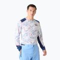 Pánska termo mikina Helly Hansen Lifa Active white slope map aop