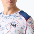 Pánska termo mikina Helly Hansen Lifa Active white slope map aop 3