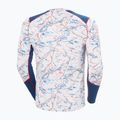 Pánska termo mikina Helly Hansen Lifa Active white slope map aop 6