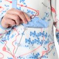 Dámska fleecová mikina Helly Hansen Maridalen Printed Fleece white slope map aop 3