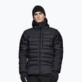 Pánska páperová bunda NORRONA Falketind Down 750 Zip Hood caviar black