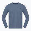 Pánske tričko longsleeve NORRONA Femund Tech vintage indigo 4