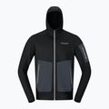 Pánska trekingová mikina NORRONA Falketind Warm2 Stretch Hood caviar black 5
