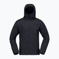 Pánska zateplená bunda NORRONA Femund Thermo60 Zip Hood caviar black