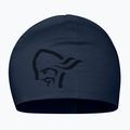 Zimná čiapka NORRONA PureUll 180 Beanie indigo night