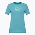 Dámske tričko NORRONA Femund Equaliser Merino brittany blue 5