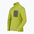 Pánska trekingová mikina NORRONA Femund Warm1 Zip Neck golden lime/olive night 7