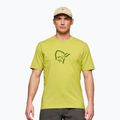 Pánske tričko NORRONA Cotton Viking golden lime