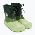 Kaloshe detské Viking Footwear Alv Barefoot Paw Print svetlozelená/zelená 10