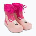 Kaloshe detské Viking Footwear Alv Barefoot Paw Print svetloružová/magenta 10