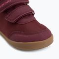 Detské barefoot topánky Viking Alv Barefoot Mid 2V Waterproof burgundy 7