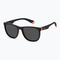 Detské polarizačné slnečné okuliare Polaroid PLD 8049/S black orange/grey 2