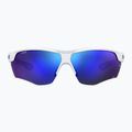 Slnečné okuliare Under Armour Yard Dual S3 matné biele modré/modré viacvrstvové oleofóbne okuliare 3