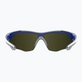 Slnečné okuliare Under Armour Yard Dual S3 matné biele modré/modré viacvrstvové oleofóbne okuliare 4