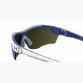 Slnečné okuliare Under Armour Yard Dual S3 matné biele modré/modré viacvrstvové oleofóbne okuliare 6