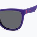 Detské slnečné okuliare Polaroid PLD 8056/S matte violet/grey polarized 5
