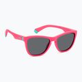 Detské slnečné okuliare Polaroid PLD 8056/S matte pink/grey polarized