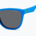 Detské slnečné okuliare Polaroid PLD 8056/S matte blue/grey polarized 5