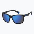 Detské slnečné okuliare Polaroid PLD 8057/S matte black/blue mirror polarized 2