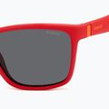 Detské slnečné okuliare Polaroid PLD 8057/S matte red/grey polarized 5