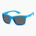 Detské slnečné okuliare Polaroid PLD 8057/S matte blue/grey polarized 2