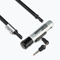 Zámok na bicykel Kryptonite Kryptolok Standard U-Lock + kábel Kryptoflex čierna/sivá 3