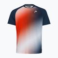 Pánske tenisové tričko HEAD Perf navy blue and white 811272