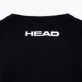 Detské tenisové tričko HEAD Topspin čierno-oranžové 816062 4