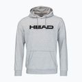 Pánska tenisová mikina HEAD Club Byron Hoodie šedá 811449GM
