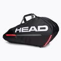Tenisová taška HEAD Tour Team 6R 53,5 l čierno-oranžová 283482