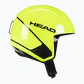 Detská lyžiarska prilba HEAD Downforce Jr žltá 320310 4